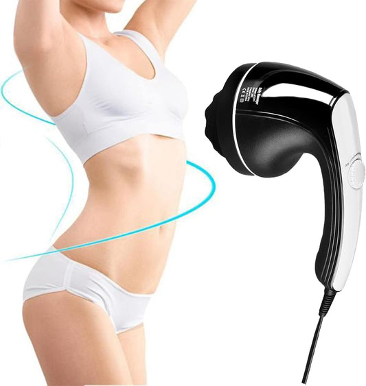 Elektrisches Anti-Cellulite-Massagegerät 7 in 1, Ausgestattet Mit 7 Austauschbaren Bürstenköpfen, Tragbar Und Multifunktional, Belebende Und Straffende Wirkung Gegen Cellulite Und Fett Auf Gesäß Und
